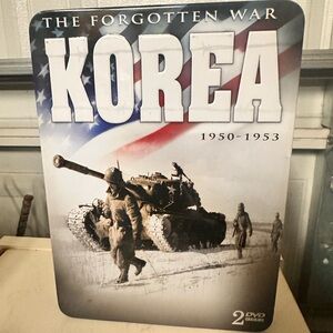 The Forgotten War: Korea 1950-1953 2 DVD Set Collectible Tin